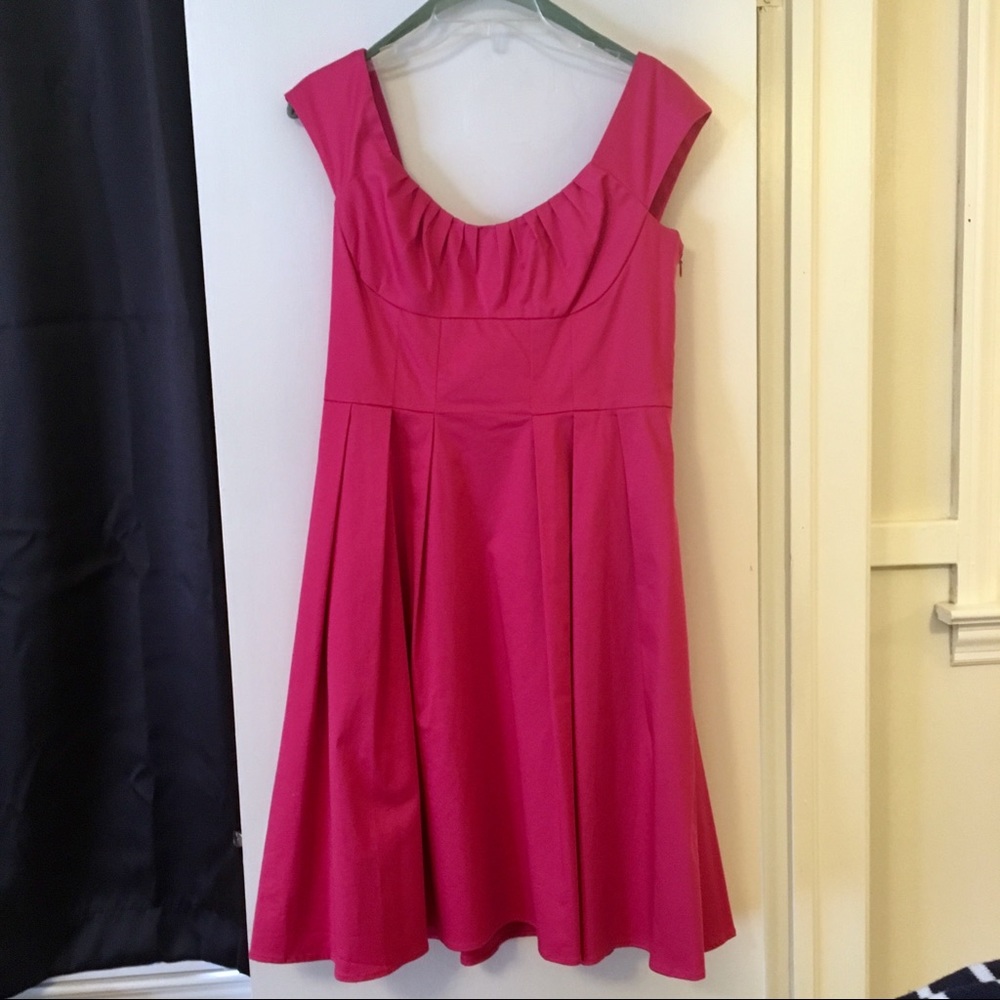Calvin Klein Retro Cap Sleeve Dress
